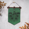 In Life Art Banner, in green,  by Hord