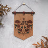 Hand Painted In Life - Leather Banner, by Hord