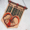 Hand Painted Til Death - Leather Banner, by Hord