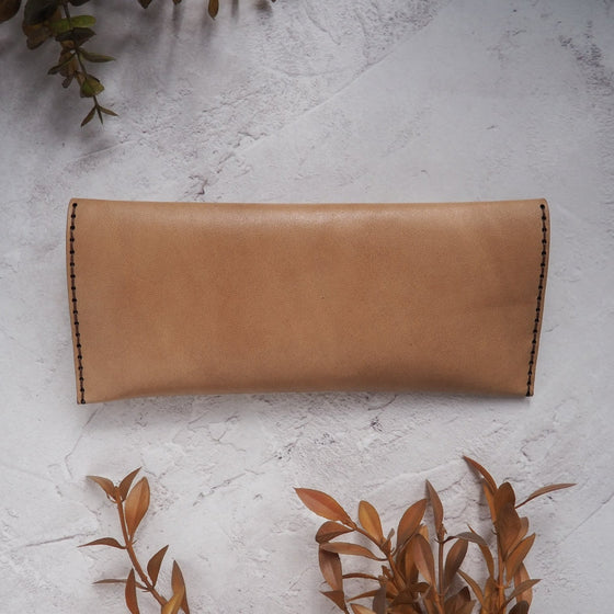 Luxury Leather Clutch - In Life and in Death, by Hord