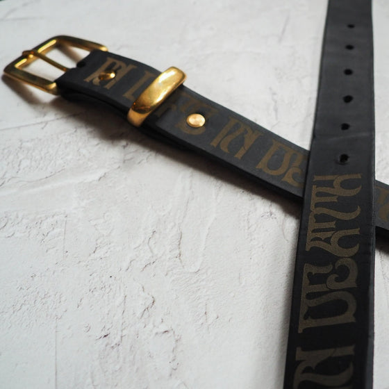 In Life / In Death Embellished Leather Belt
