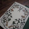 Nature-inspired Greeting Card - Pruning shears, mushrooms, and blackberries adorn this beautiful card