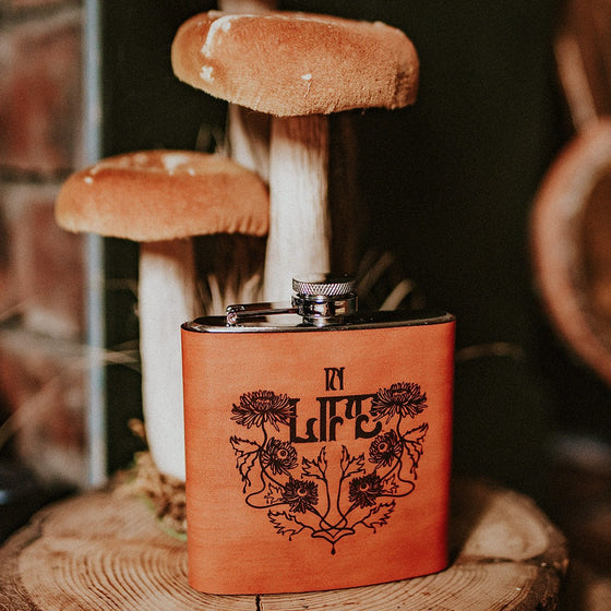 Psychedelic Wedding Hip Flask, by Hord