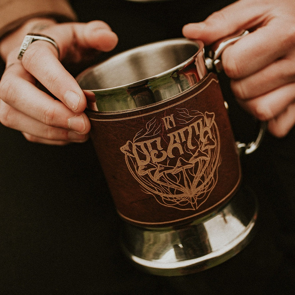 
                  
                    In Life and In Death, gothic psychedelia tankard - by Hord
                  
                