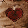 Love Entwined Love Heart Leather Patch - Large