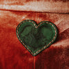 Love Entwined Love Heart Leather Patch