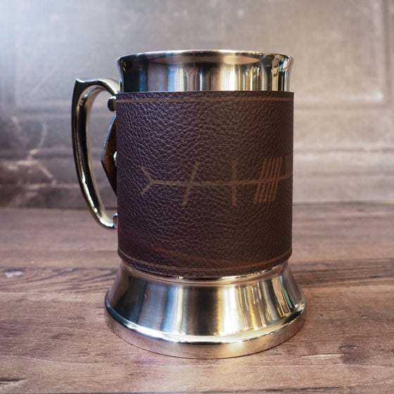 Celtic tankard with ogham text, by Hord