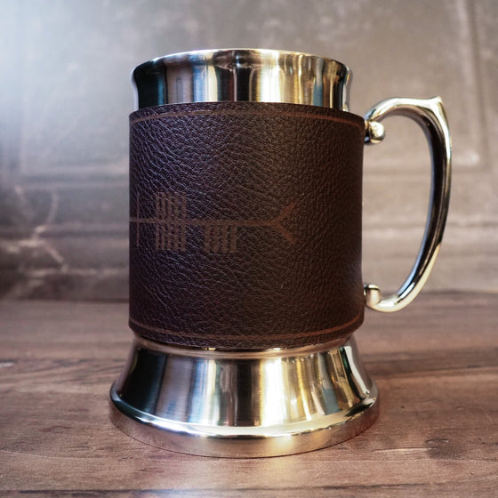 Celtic tankard with ogham text, by Hord