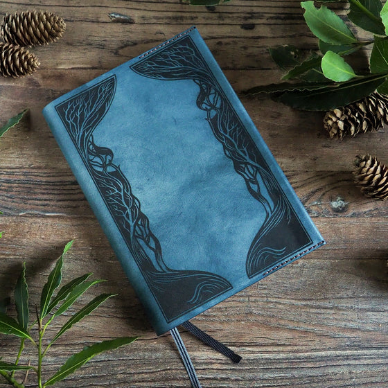 Into The Woods Refillable Leather Journal Cover