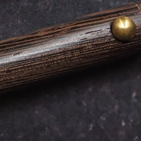 Brass and Wood Twist Pen