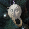 Silent Night - Leather & Wood Christmas Decoration