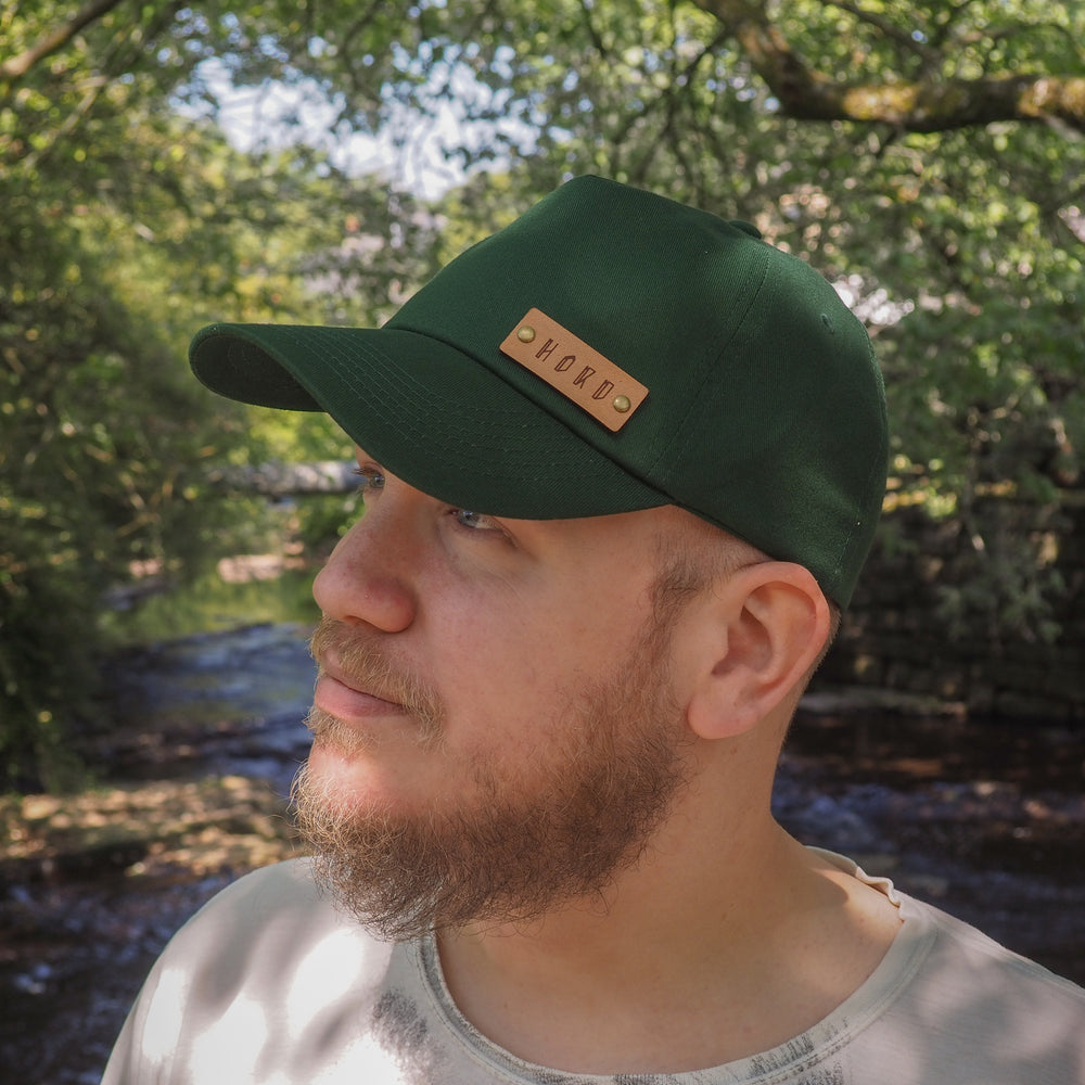 
                  
                    Soft Five Panel Cap in Forest Green, by Hord
                  
                