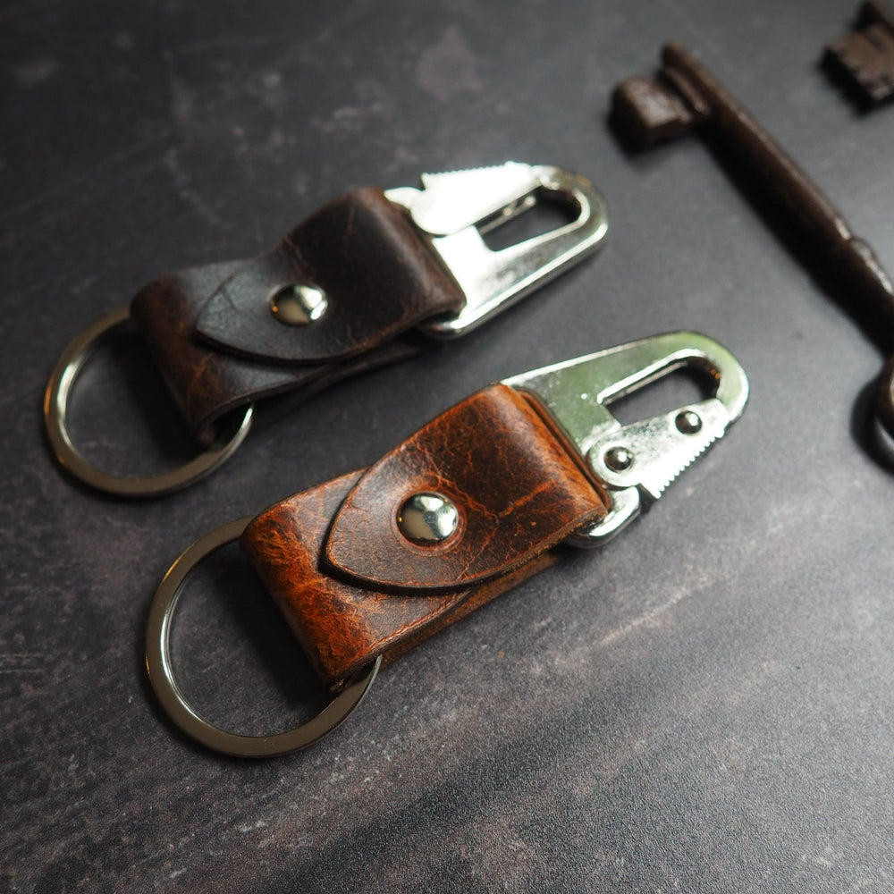 
                  
                    Rugged Leather Key Ring - by Hord
                  
                