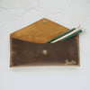 Brown Leather Pencil Case
