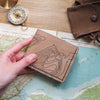 Custom Topography Full Size Mountain Wallet