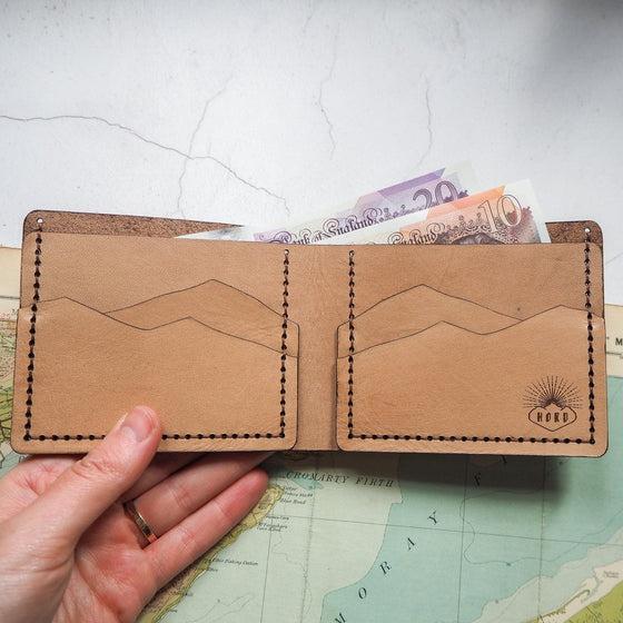 Custom Topography Full Size Mountain Wallet