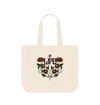 Natural Flower Shopper Bag