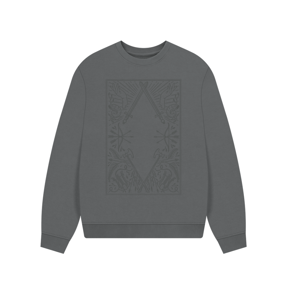 
                  
                    Slate Grey Oversized Women's Dungeoneers Sweater
                  
                