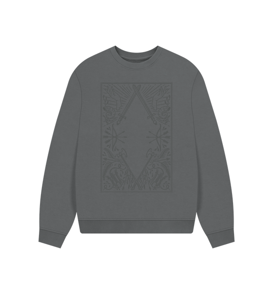 Slate Grey Oversized Women's Dungeoneers Sweater