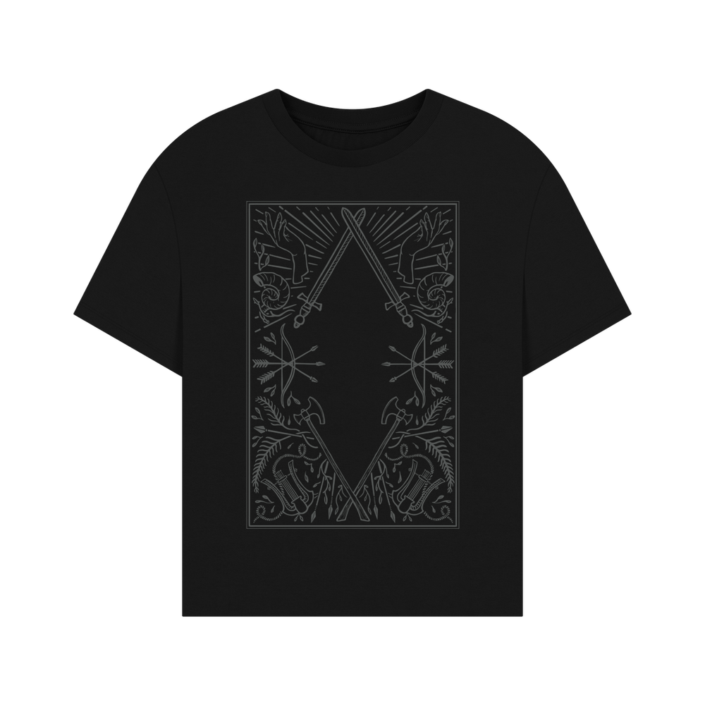 
                  
                    Black Oversized Dungeoneer's T-shirt, Women's
                  
                