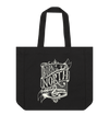 Black Born of the North Shopper Bag