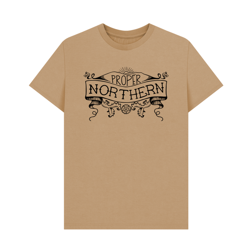 
                  
                    Sand Proper Northern Unisex T-shirt
                  
                