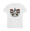 White In Life \/ In Death Organic Cotton T-Shirt