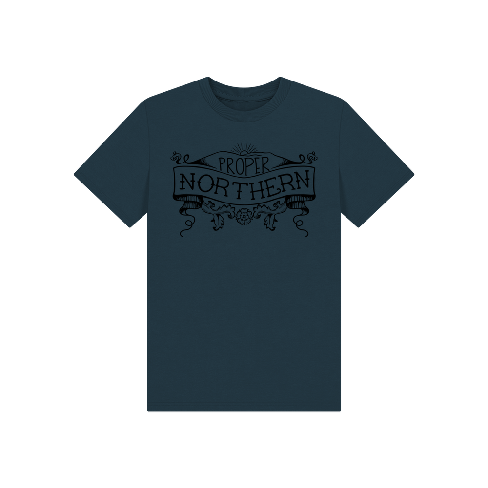 
                  
                    Denim Blue Proper Northern Kids T-Shirt
                  
                