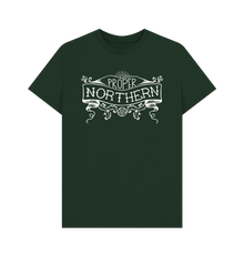  Evergreen Unisex Proper Northern T-shirt - Cream print