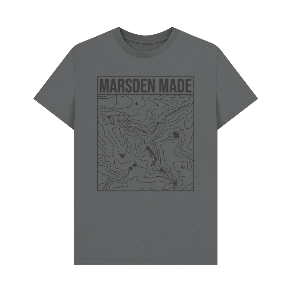 
                  
                    Slate Grey Marsden Made T-shirt - Unisex Black Print
                  
                