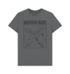 Slate Grey Marsden Made T-shirt - Unisex Black Print