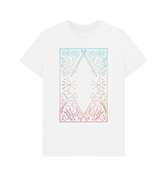 White Unisex Dungeoneer's T-shirt, Radiance