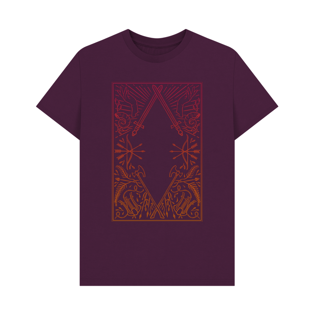 
                  
                    Purple Unisex Dungeoneer's T-shirt, Elemental Fire
                  
                