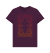 Purple Unisex Dungeoneer's T-shirt, Elemental Fire