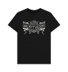 Black Unisex Proper Northern T-shirt - Cream print