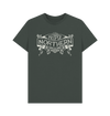 Dark Grey Unisex Proper Northern T-shirt - Cream print