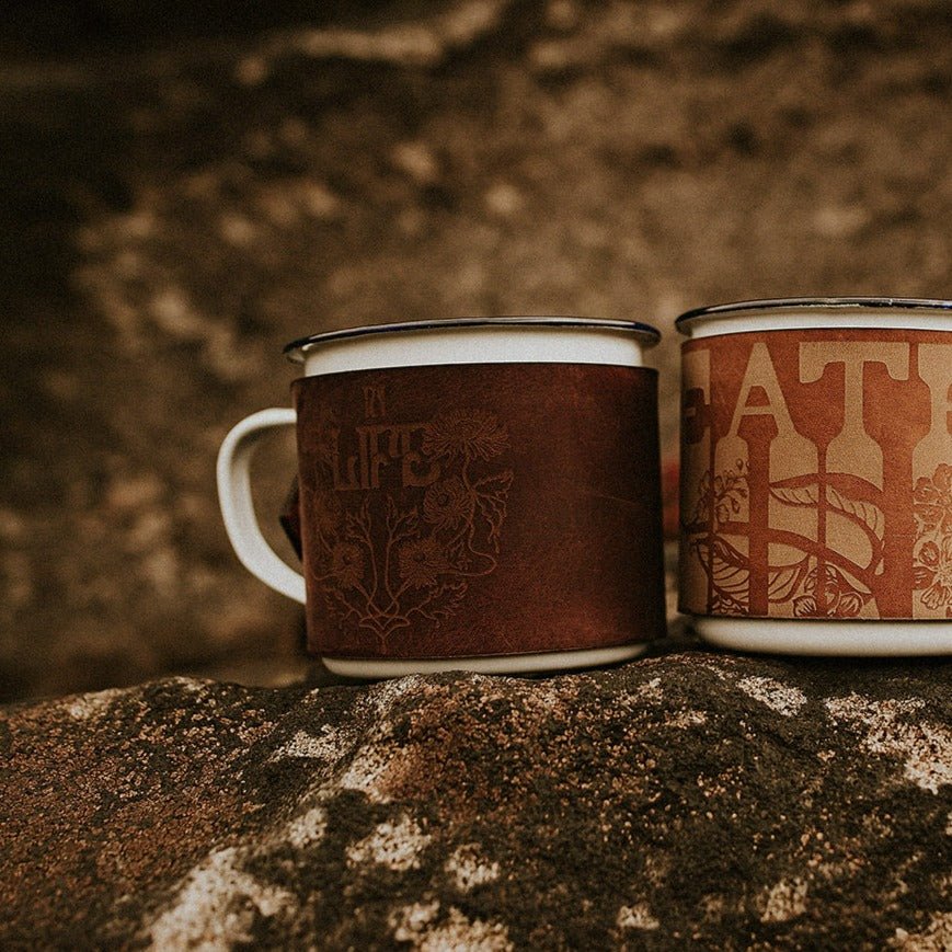 
                  
                    In life and in death enamel mug, by Hord
                  
                