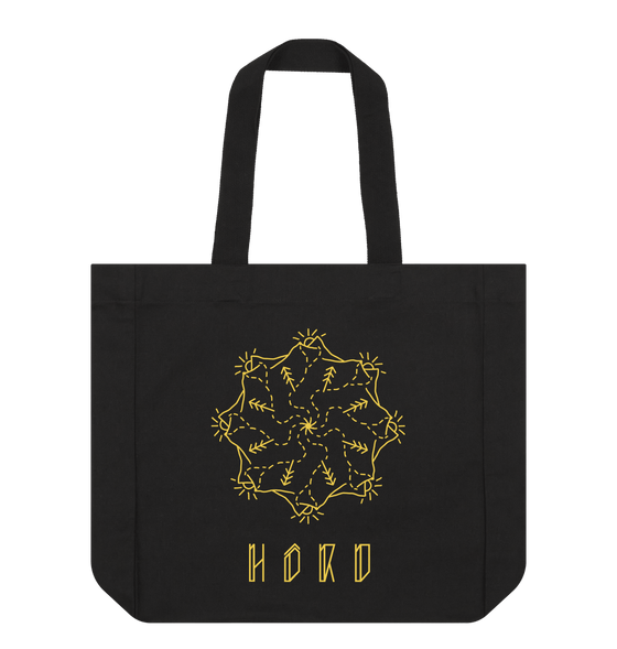 Black Mountain Mandala Shopper Tote