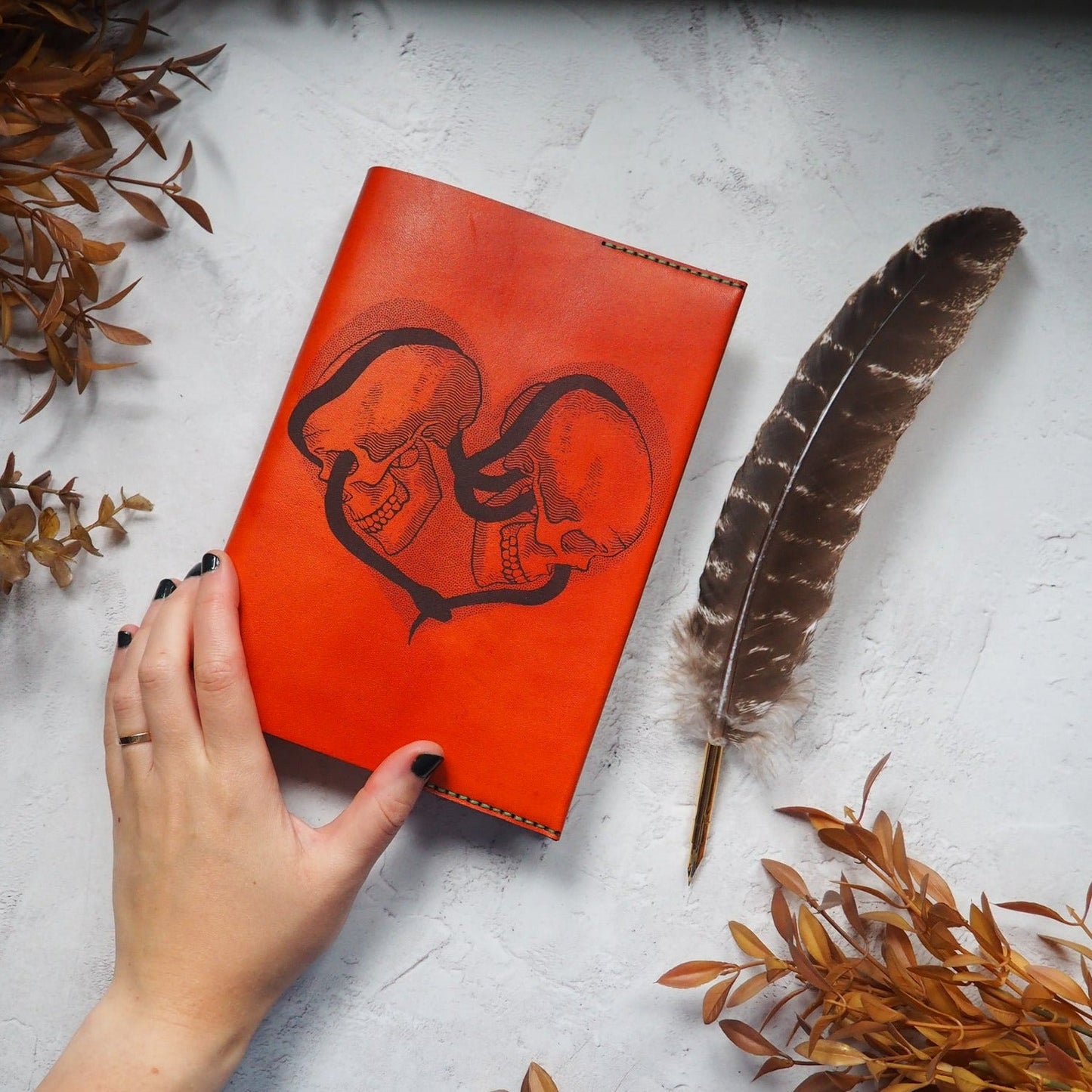 Entwined Leather Notebook Cover