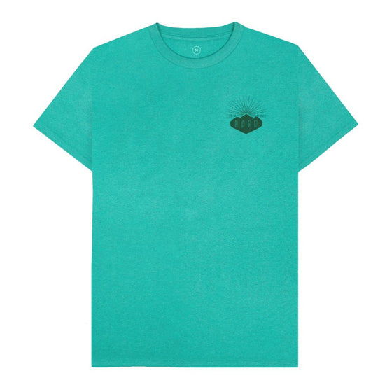 Seagrass Green Rock Climber T-Shirt - Recycled Organic Cotton