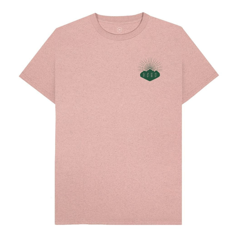 
                  
                    Sunset Pink Rock Climber T-Shirt - Recycled Organic Cotton
                  
                