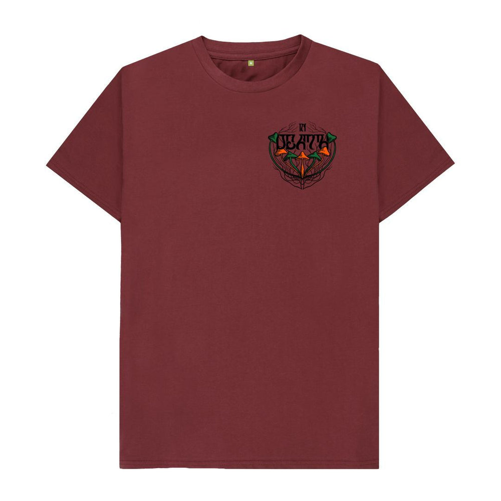 
                  
                    Red Wine 'In Death' Organic Cotton T-Shirt
                  
                