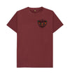 Red Wine 'In Death' Organic Cotton T-Shirt