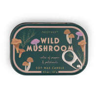 Paddywax Bistro Mushroom Tin Candle - Wild Mushroom