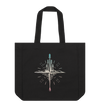 Black Compass Tote Bag