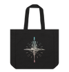 Black Compass Tote Bag