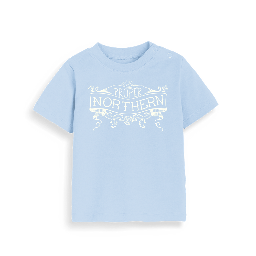 
                  
                    Dusty Blue Printed Kids T-Shirt
                  
                