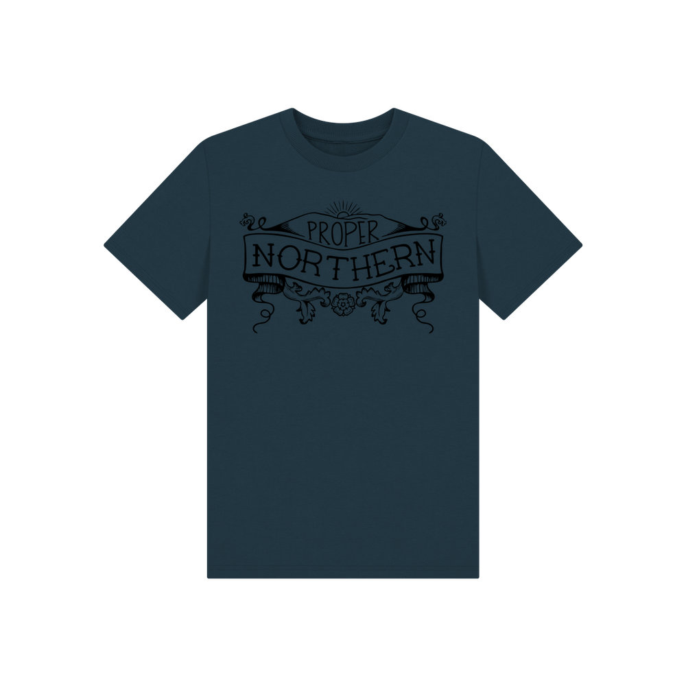 
                  
                    Denim Blue Proper Northern Kids T-Shirt
                  
                