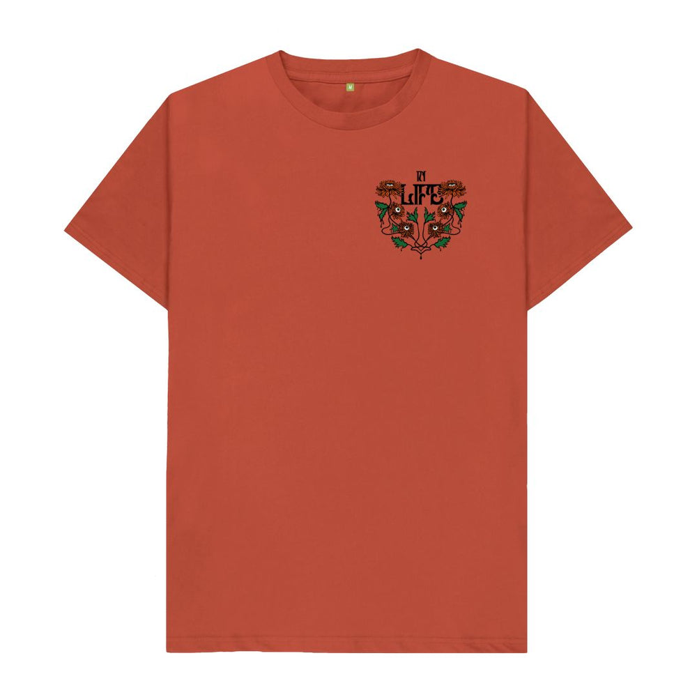 
                  
                    Rust 'In Life' Organic Cotton T-Shirt
                  
                