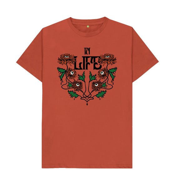 Rust In Life \/ In Death Organic Cotton T-Shirt